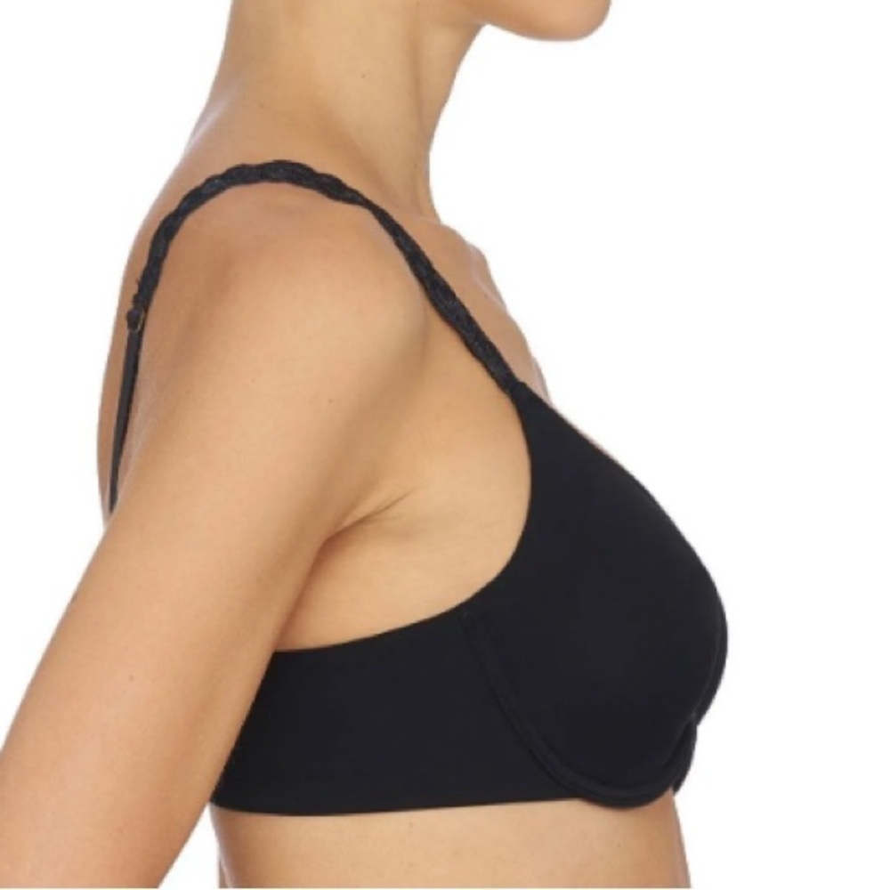 NWT Natori Black Pure Lux Bra (32C) Style 744080 - Picture 2 of 9